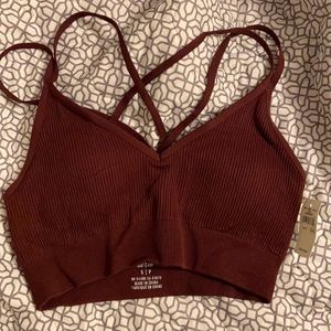 Aerie Seamless Strappy Padded Bralette - Size S